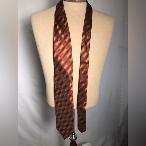 Mens Brown Tie. Tino Cosina. Italy.Like New. - Picture 1 of 3
